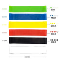 Kit 5 Faixas elásticas  Fisioterapia Multifuncional Crossfit