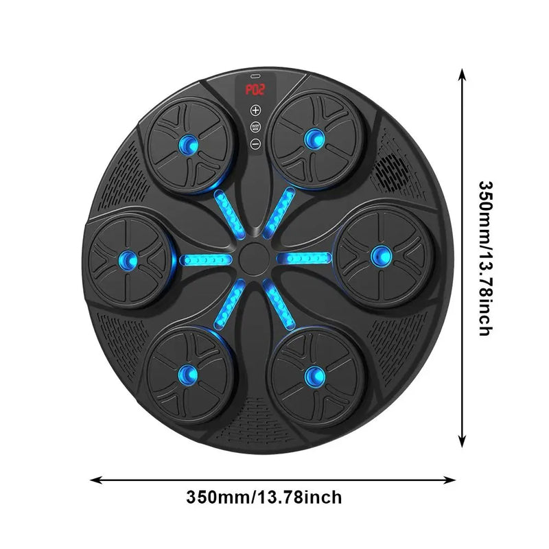 Máquina de boxe com led e som foco/treino/inteligente