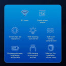 Máquina de boxe com led e som foco/treino/inteligente