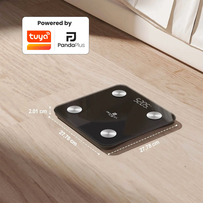 Balança Digital Inteligente Corporal com Bioimpedância LED, 28cm, 180kg com aplicativo multifunção