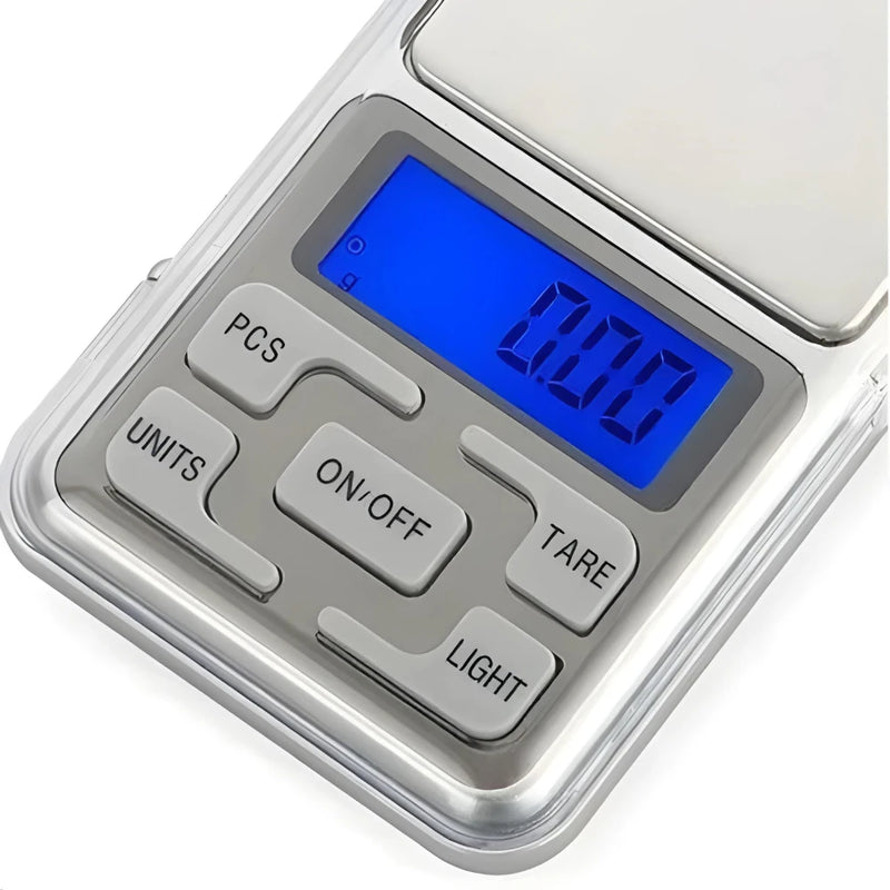 Mini Balança Digital De Bolso E Alta Precisão 0,1g Até 500g