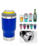 Copo térmico de 400ml com 5 opções em 1