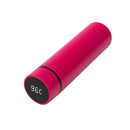 Garrafa térmica de aço inoxidável, sensor digital inteligente de temperatura