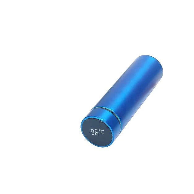 Garrafa térmica de aço inoxidável, sensor digital inteligente de temperatura
