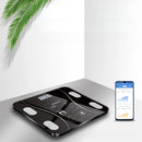 Balança digital de bioimpedância corporal Bluetooth até 180 kg com eesultado pelo app