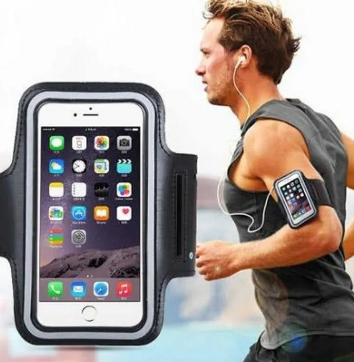 Braçadeira Porta Celular Treino Esporte Academia 4.7 e 5.5 Suporte universal