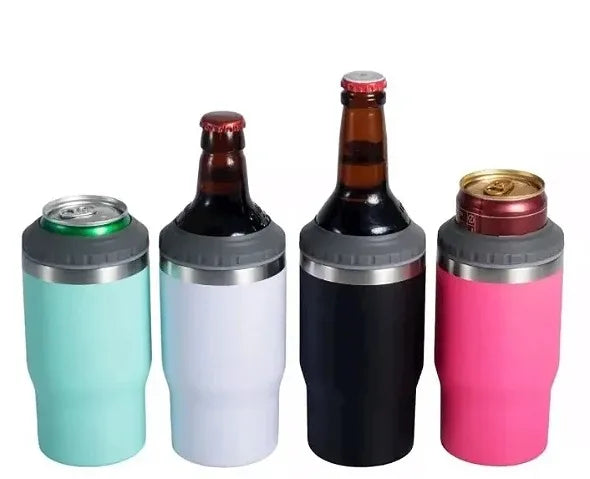 Copo térmico de 400ml com 5 opções em 1