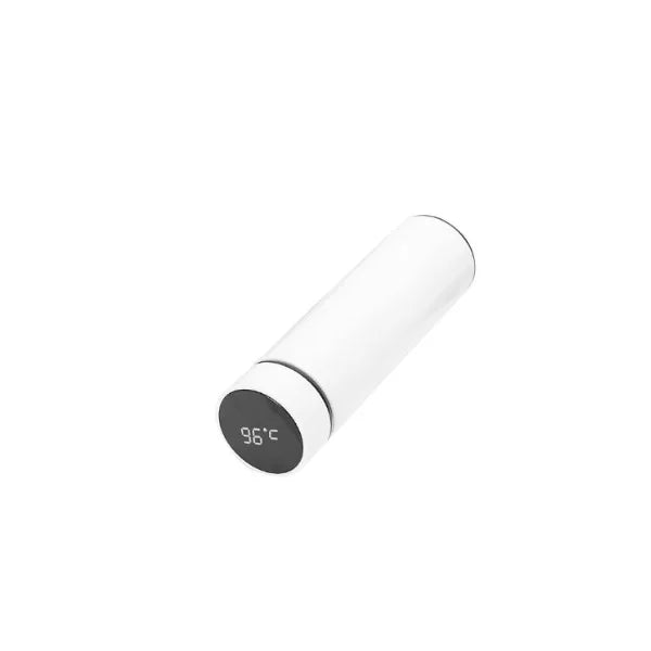 Garrafa térmica de aço inoxidável, sensor digital inteligente de temperatura