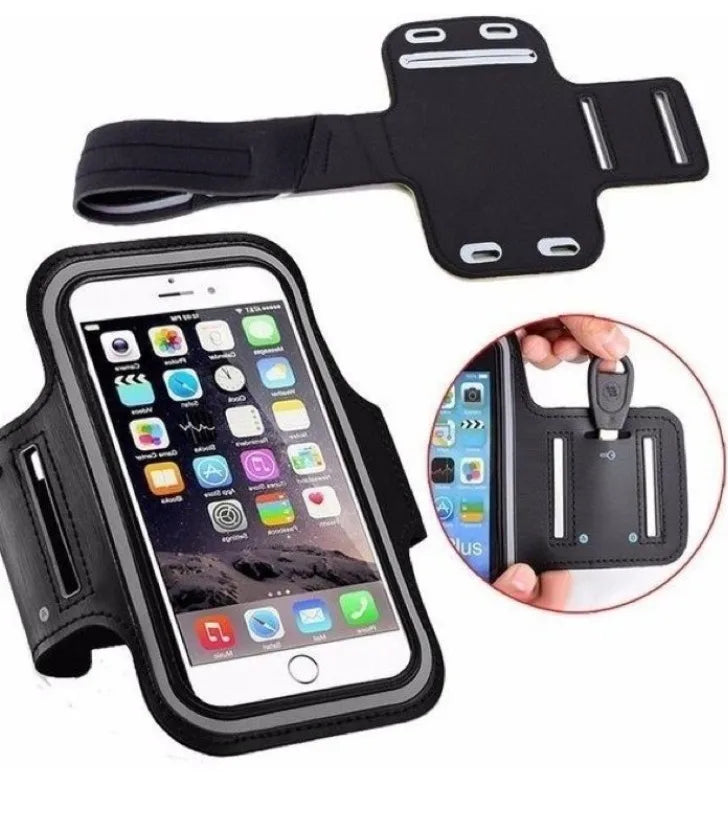 Braçadeira Porta Celular Treino Esporte Academia 4.7 e 5.5 Suporte universal