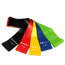Kit 5 Faixas elásticas  Fisioterapia Multifuncional Crossfit