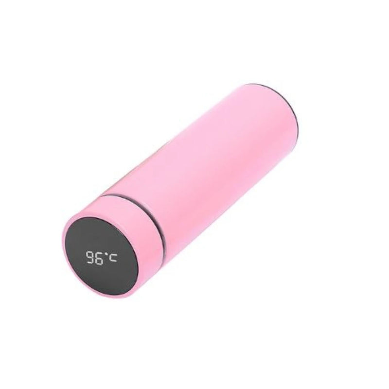 Garrafa térmica de aço inoxidável, sensor digital inteligente de temperatura