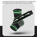 Tornozeleira Compressão Esportiva Treino Alivio de Dor Estabilizadora