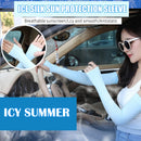 mangas de proteção solar UV para ciclismo, luvas longas sem dedos para treinno corrida caminhada