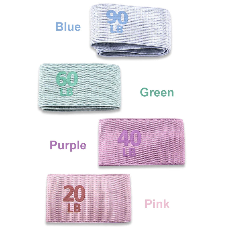Faixas de resistência para treino pernas/glúteo yoga