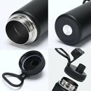 Copo térmico de aço inoxidável de 800ml para água fria, com vedação hermética