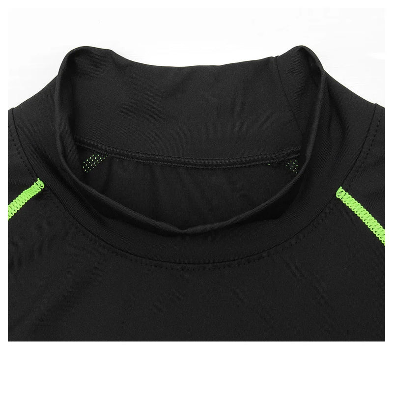 Camiseta esportiva masculina de secagem rápida para musculação e corrida/ compressão e alta performance
