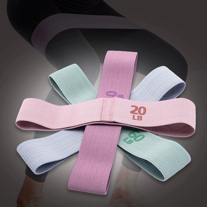 Faixas de resistência para treino pernas/glúteo yoga