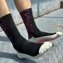 Kit 5 pares meias esportivas antitranspirante/antiderrapante alta performance