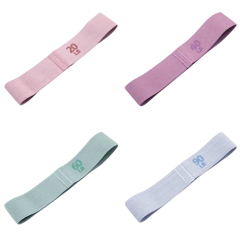 Faixas de resistência para treino pernas/glúteo yoga