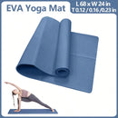 Tapete para yoga/pilates/treino  3/4/6mm antiderrapante
