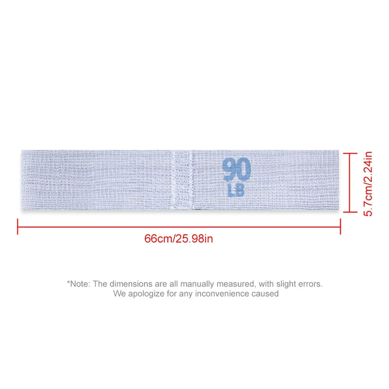 Faixas de resistência para treino pernas/glúteo yoga