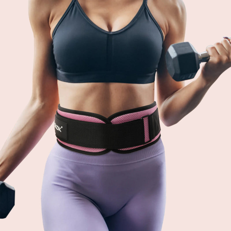 Cinto de suporte para as costas feminino, proteção da cintura ultra resistente