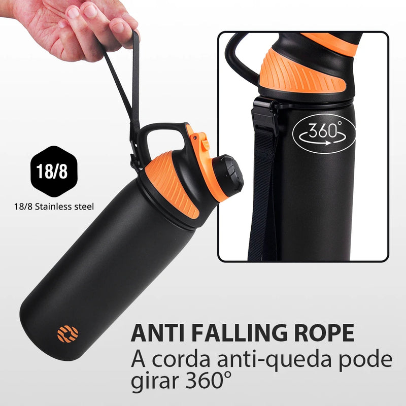 Garrafa térmica de alta resistência/ tampa magnetica para diversas ocasiões