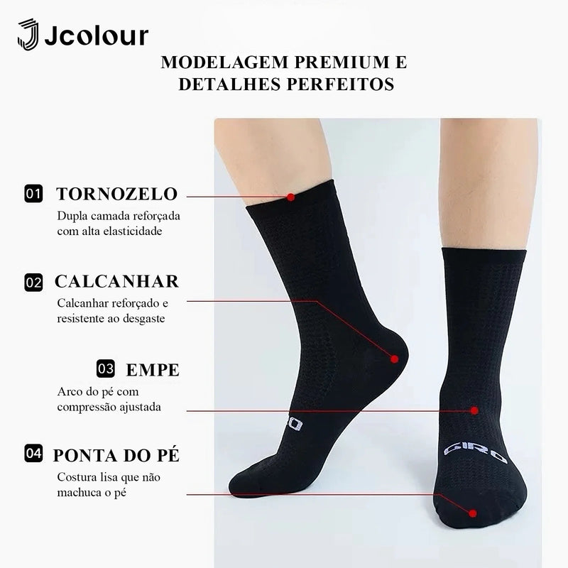 Meias para treino esportivo 3 pares