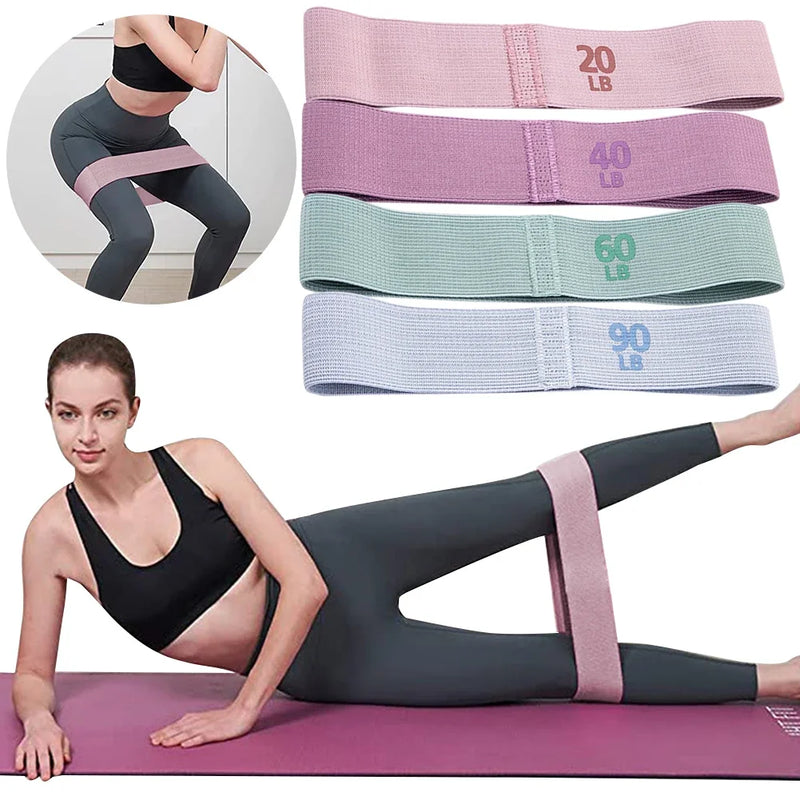 Faixas de resistência para treino pernas/glúteo yoga