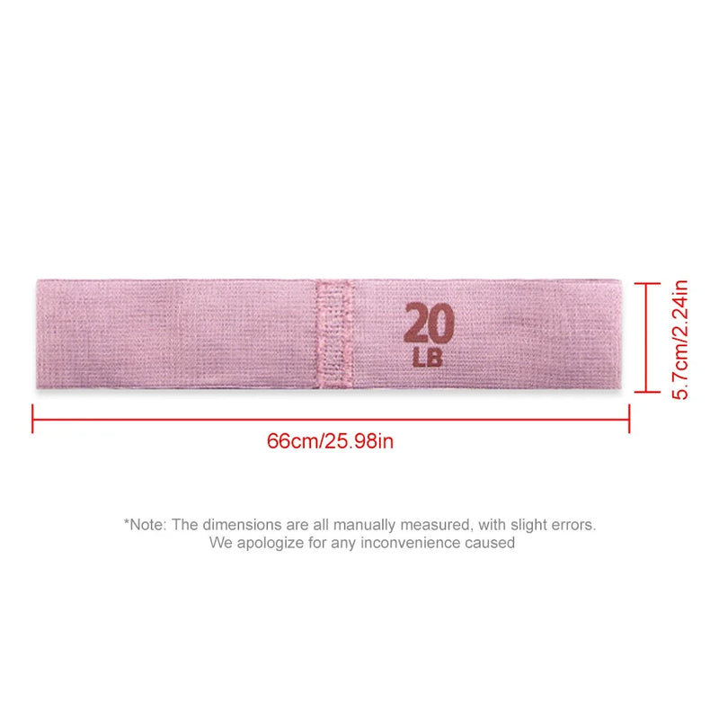Faixas de resistência para treino pernas/glúteo yoga
