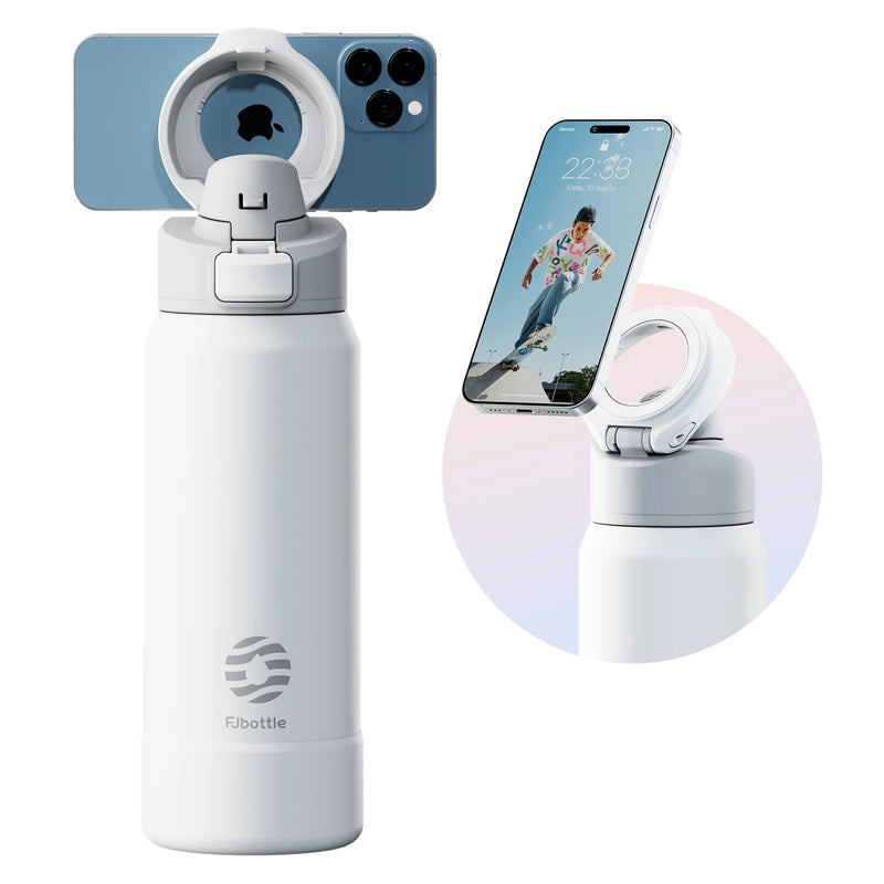 Garrafa Térmica Esportiva FEIJIAN em Aço Inoxidável com Suporte Magnético