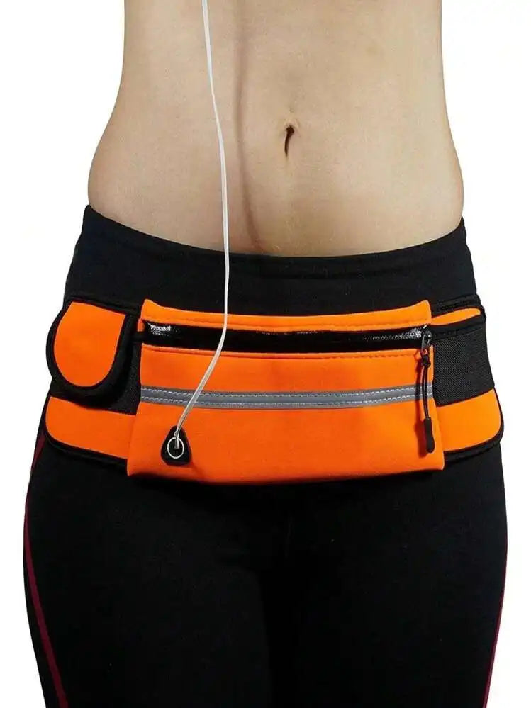 Bolsa de cintura esportiva para treino/corrida à prova d`'água
